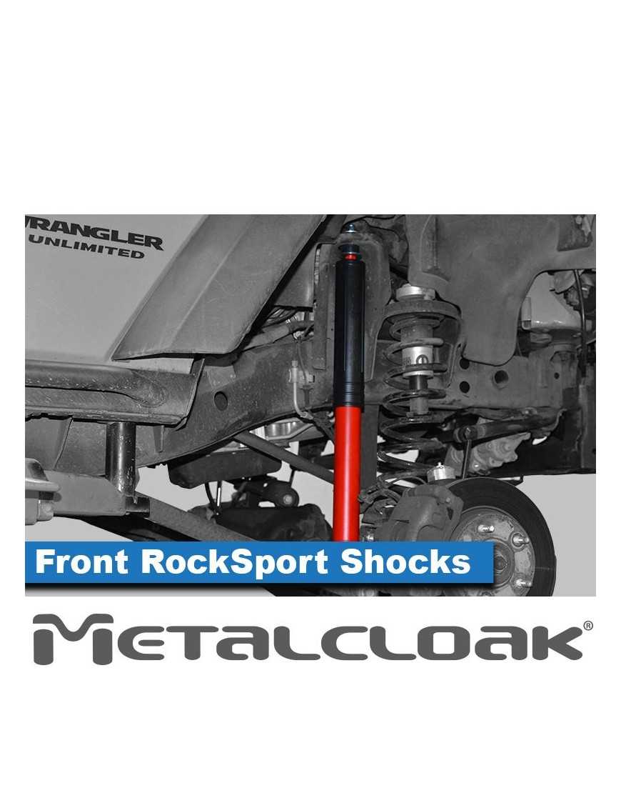 RockSport RED Long Travel Shock, JK Wrangler, Front, Pair