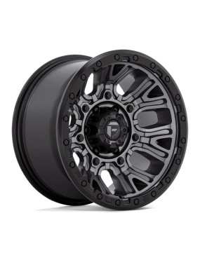 Felga aluminiowa D825 Traction Matte Gunmetal W/ Black Ring Fuel