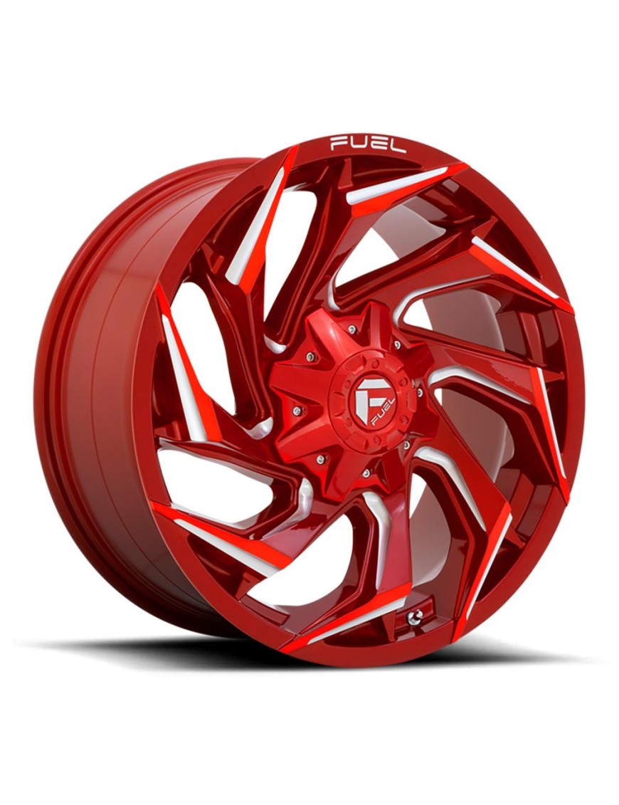Felga aluminiowa D754 Reaction Candy RED Milled Fuel