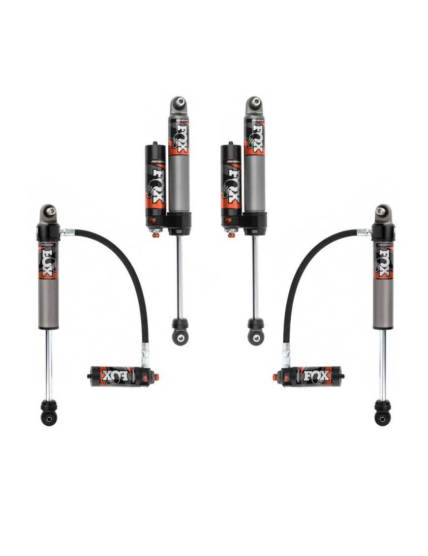 FOX Performance Elite 2.5 Reservoir Adjustable DSC EVO Lift 0-2" Shock Absorber Set