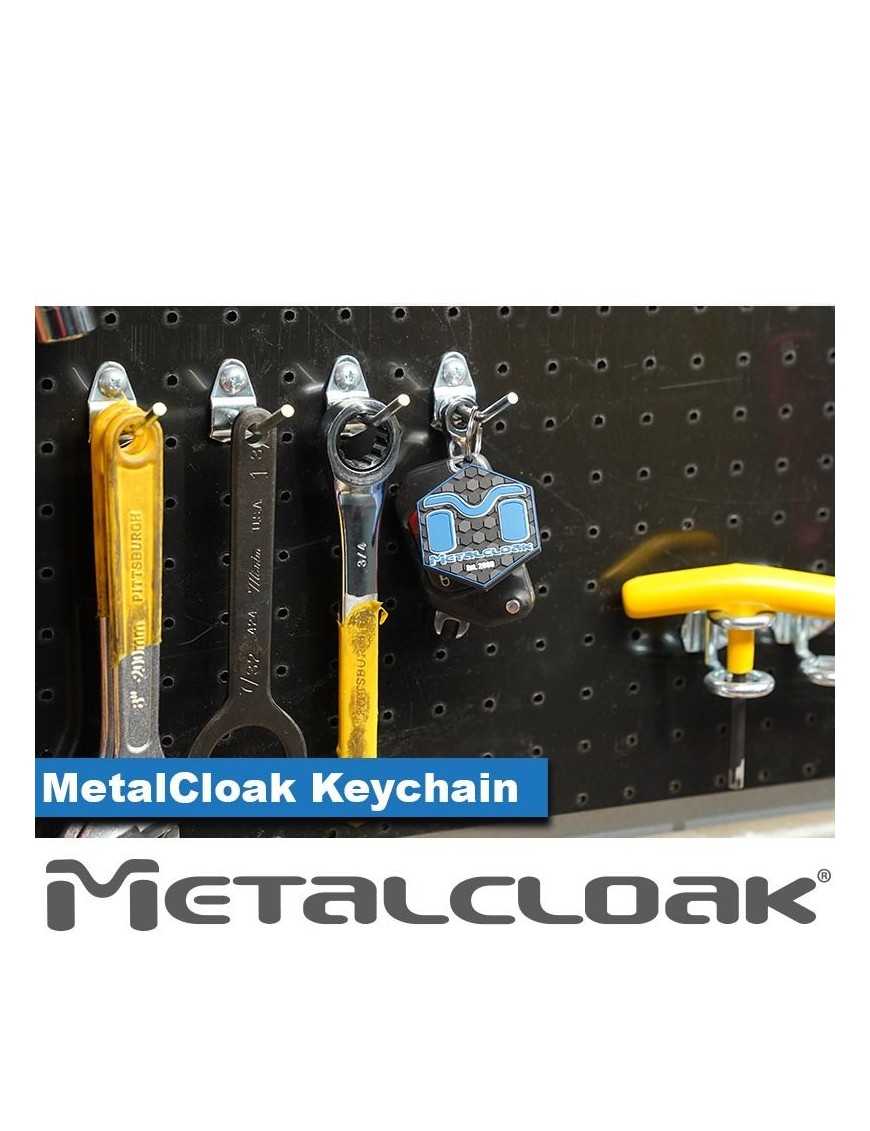 MetalCloak Rubber Keychain