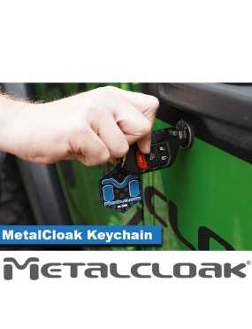 MetalCloak Rubber Keychain