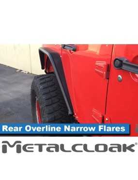 Overline Hi-Clearance Dovetailed & Removable Rear Flare, Narrow Edition, Pair, JK