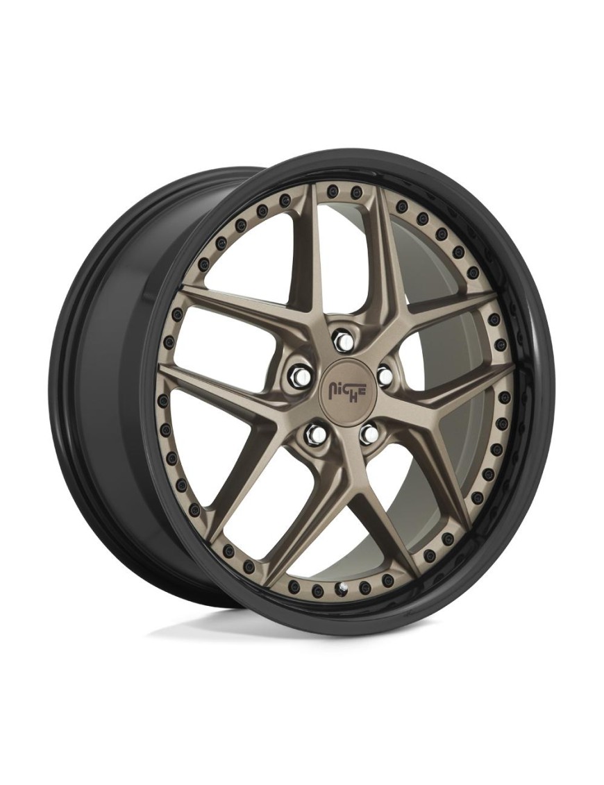 Felga aluminiowa VICE Matte Bronze Black Bead Ring Niche Road Wheels