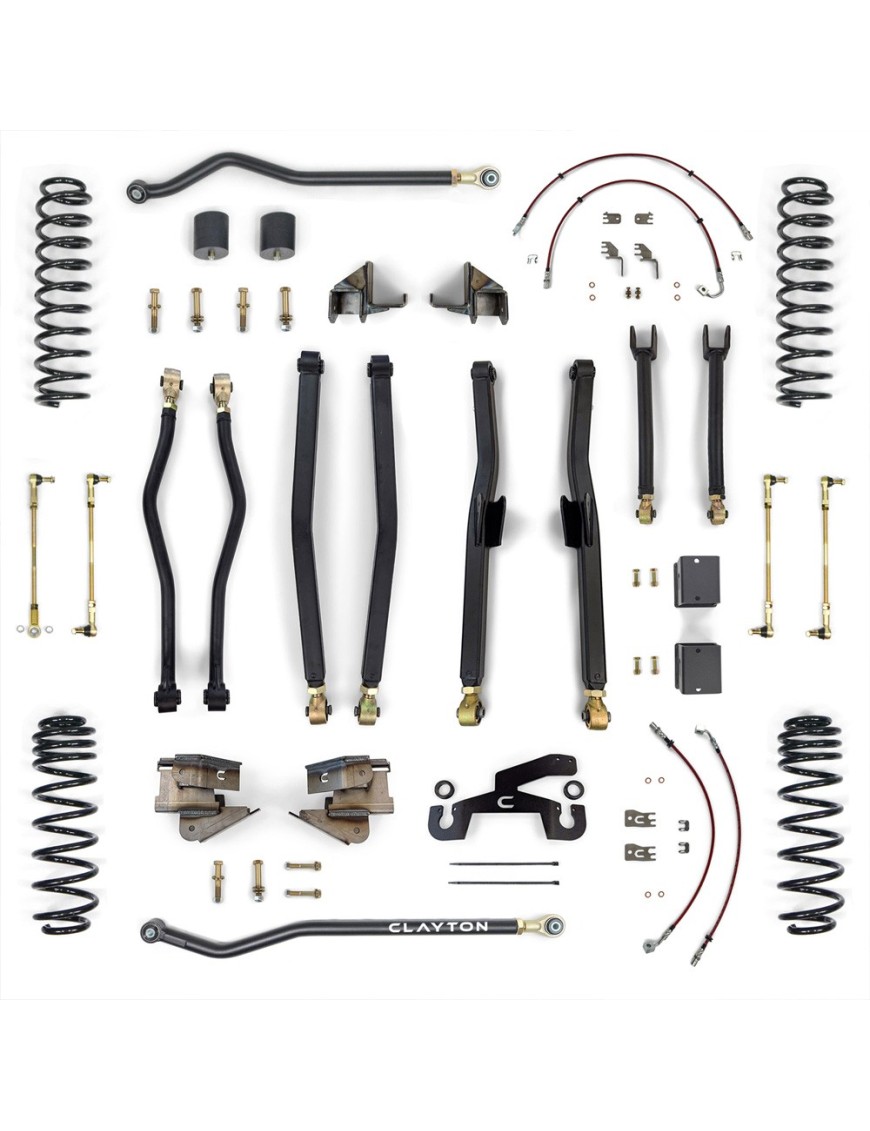 Zestaw zawieszenia Long Arm Clayton Premium Lift 2" JL 392