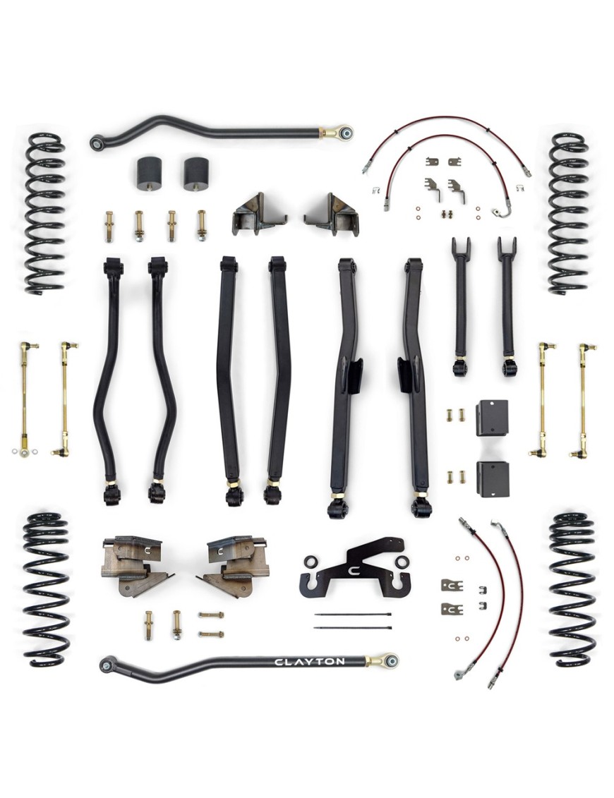 Zestaw zawieszenia Long Arm Overland+ Clayton Lift 2" 392