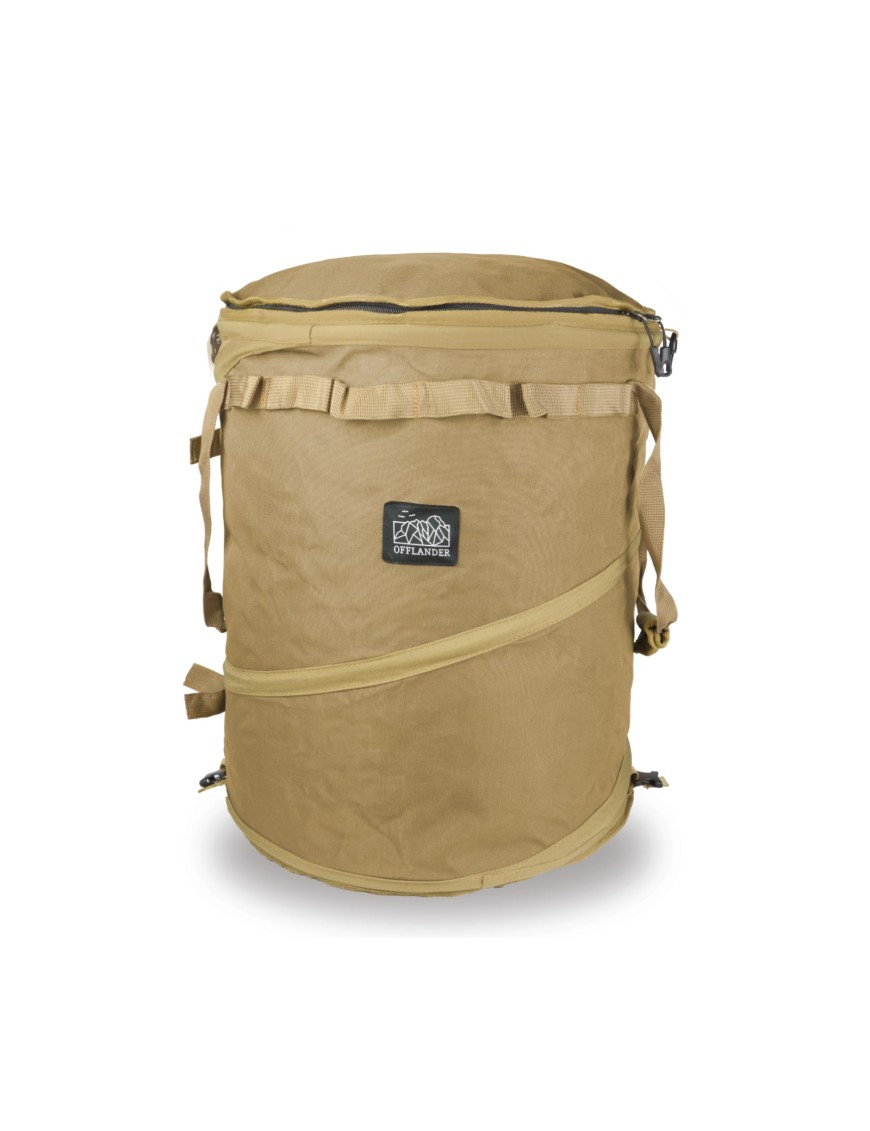 OFFLANDER KOSZ KEMPINGOWY CYLINDRYCZNY KHAKI