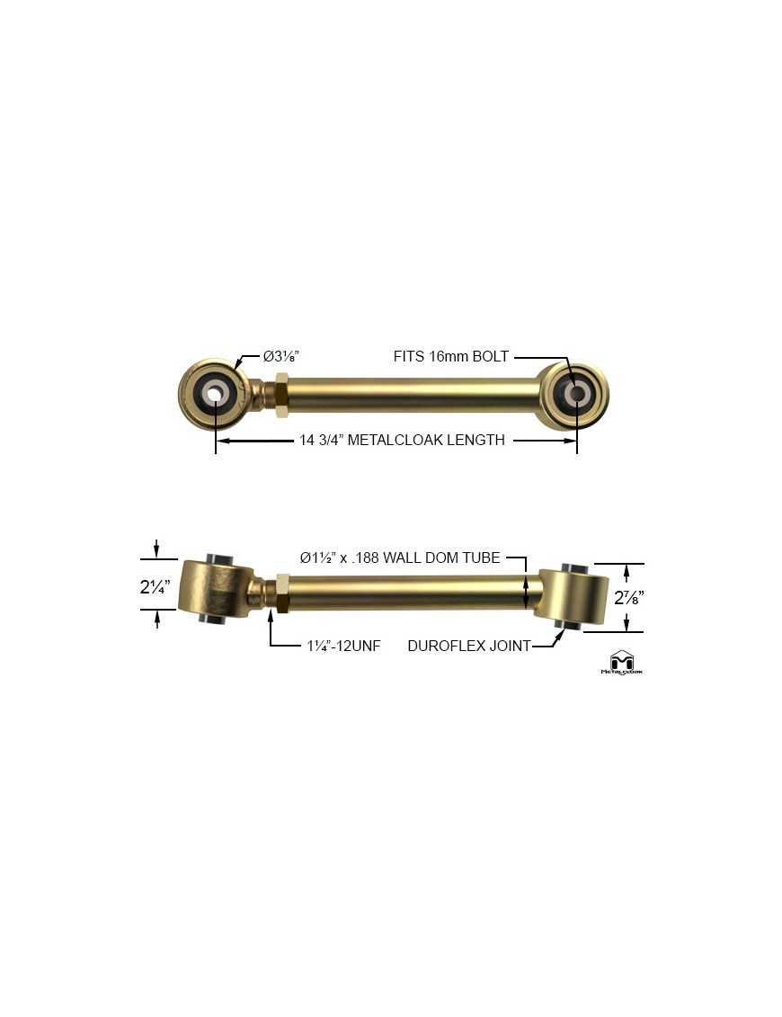 Bronco 6G Rear Upper Duroflex Control Arms
