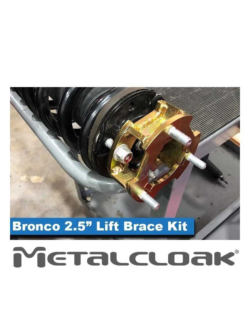 Bronco 6G 2.5" Game-Changer Suspension & Lift Kit, No Shock Edition
