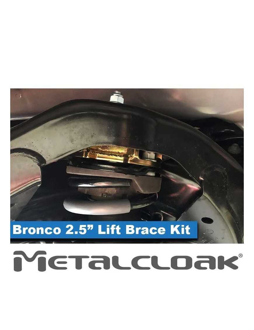 Bronco 6G 2.5" Game-Changer Suspension & Lift Kit, No Shock Edition