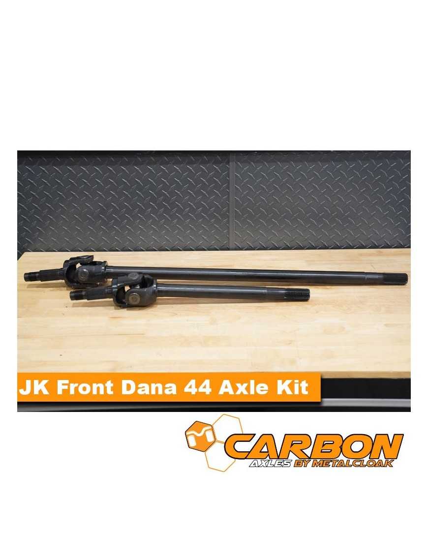 Carbon JK Rubicon Front D44 30 Spline Axle Base Kit Carbon JK Rubicon Front D44 30 Spline Axle Base Kit
