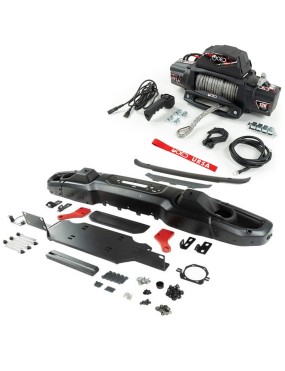 Zderzak aluminiowy przód + Wyciągarka z liną syntetyczną URSA 12500 lbs OFD