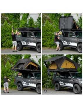 Roof Top Tent Wild Camp Missouri 130 Slim Military DAY&NIGHT 2.0