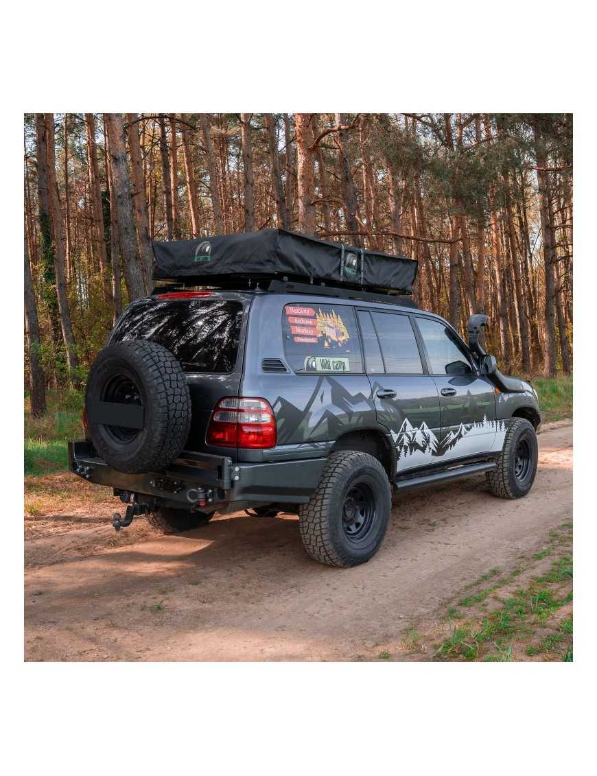 The Wild Camp Kolorado II roof tent belongs to the soft-shell rooftop tent series.