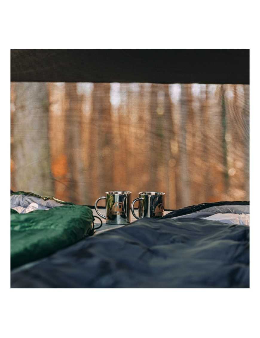 The Wild Camp Kolorado II roof tent belongs to the soft-shell rooftop tent series.