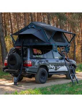 The Wild Camp Kolorado II roof tent belongs to the soft-shell rooftop tent series.