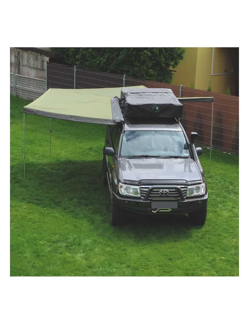 Wild Camp HEX 270° Awning 2m – Passenger Side