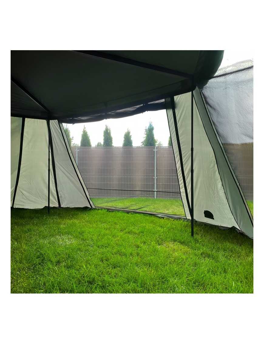 Batwing II Premium 270° 2.5m Awning Enclosure – Green – Driver Side