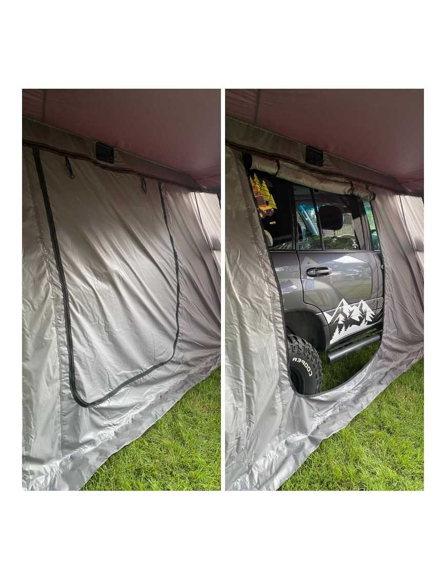 Batwing II Premium 270° 2.5m Awning Enclosure – Grey – Passenger Side