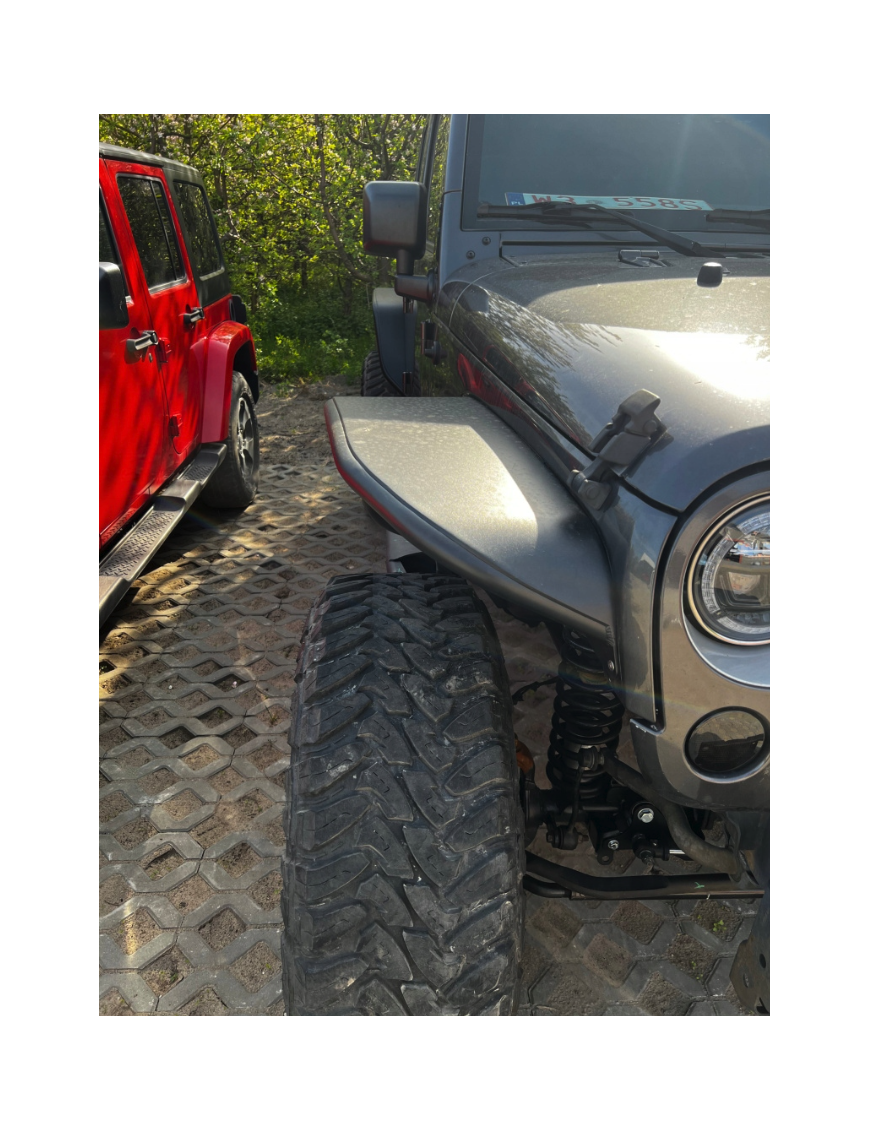 Wide XL Fender Flares for Jeep Wrangler JK/JKU