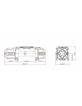 T-max Force View Titan 12V 13000lbs Winch with Synthetic Rope in Sheath