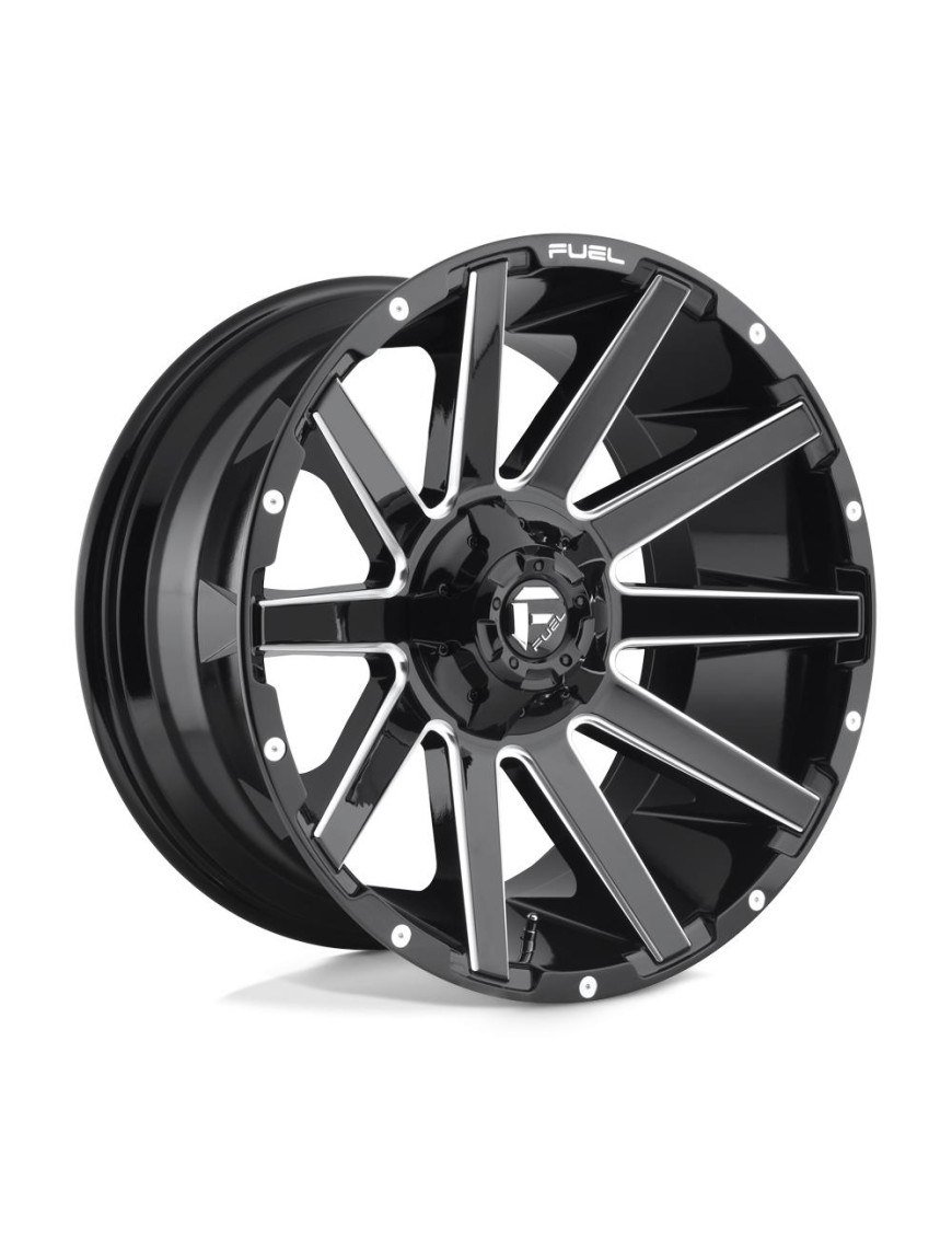 Felga aluminiowa D615 CONTRA Gloss Black Milled FUEL