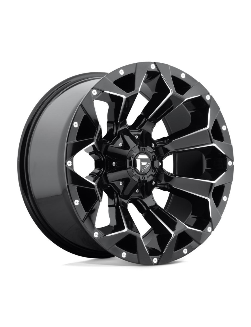 Felga aluminiowa D576 ASSAULT Gloss Black Milled FUEL