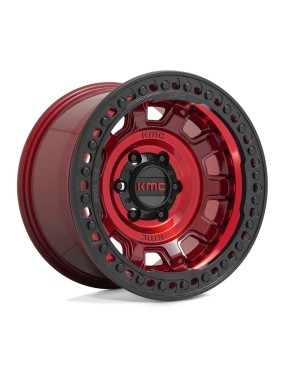 Felga aluminiowa KM236 TANK BEADLOCK Candy Red KMC