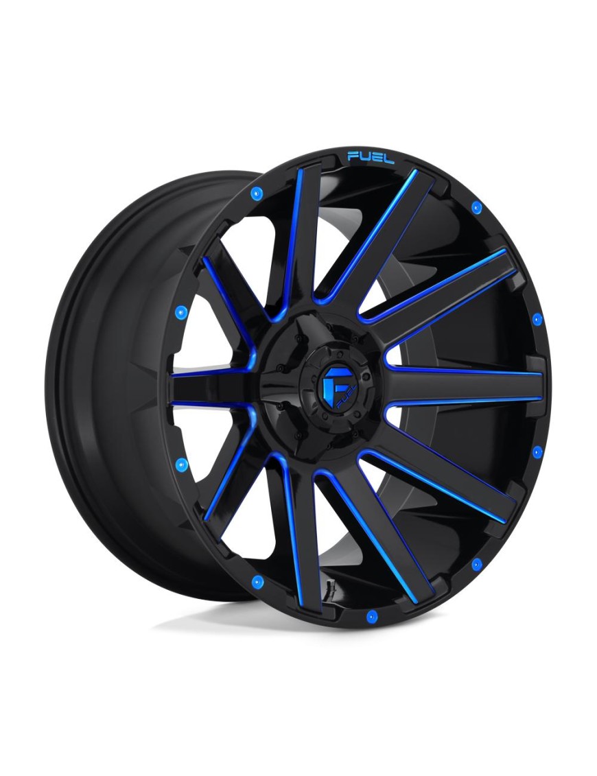 Felga aluminiowa D644 CONTRA Gloss Black Blue Tinted Clear FUEL