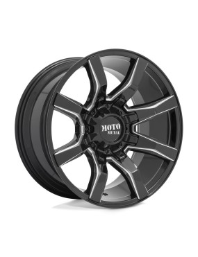 Felga aluminiowa MO804 SPIDER Gloss Black Milled MOTO METAL