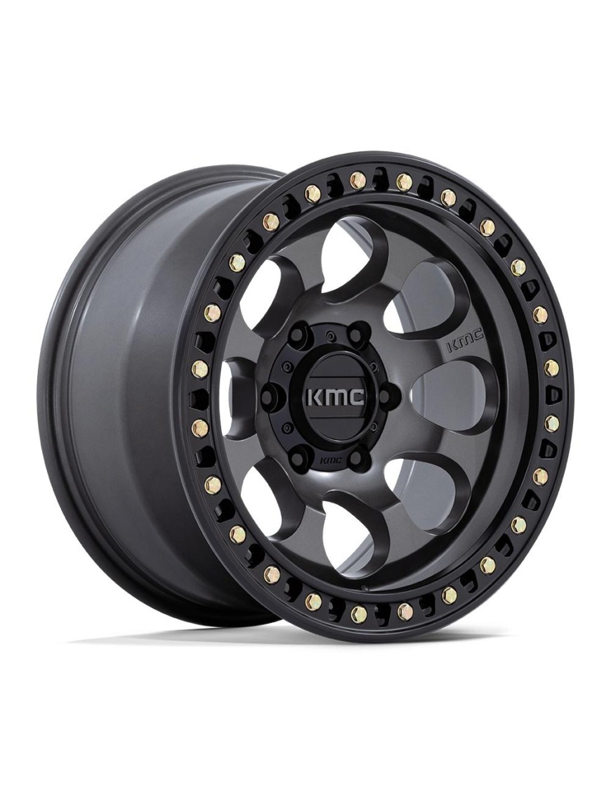 Felga aluminiowa KM550 RIOT SBL Anthracite W/ Satin Black Lip KMC