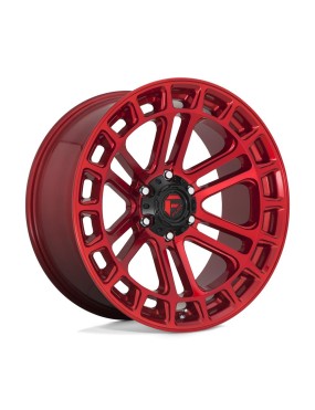 Felga aluminiowa D719 HEATER Candy Red Machined FUEL
