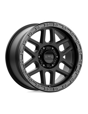 Felga aluminiowa KM544 MESA Satin Black W/ Gloss Black Lip KMC