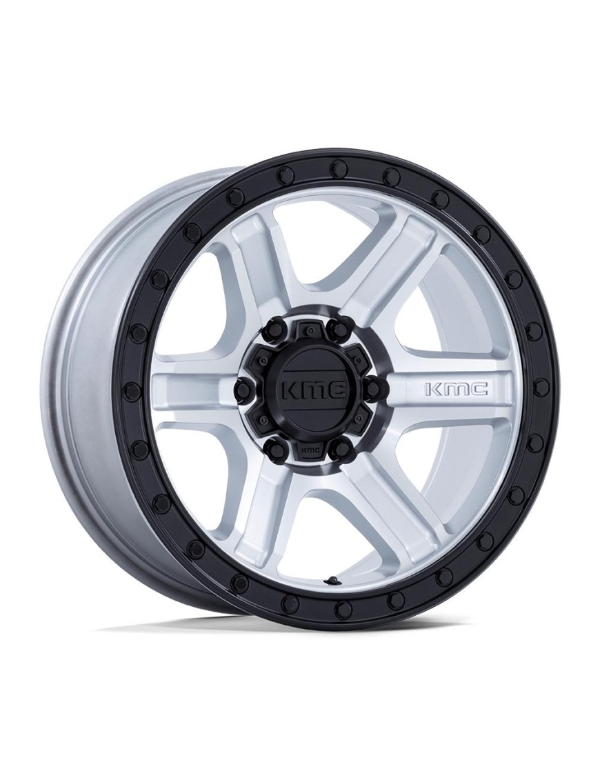 Felga aluminiowa KM551 OUTRUN Machined W/ Gloss Black Lip KMC