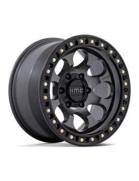 Felga aluminiowa KM550 RIOT SBL Anthracite W/ Satin Black Lip KMC