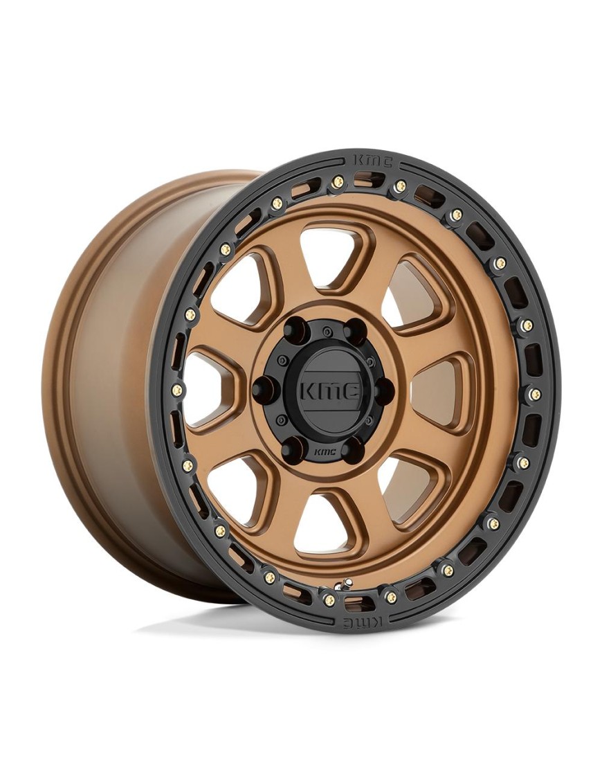 Felga aluminiowa KM548 CHASE Matte Bronze W/ Black Lip KMC