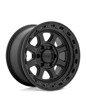 Felga aluminiowa KM548 CHASE Satin Black W/ Gloss Black Lip KMC