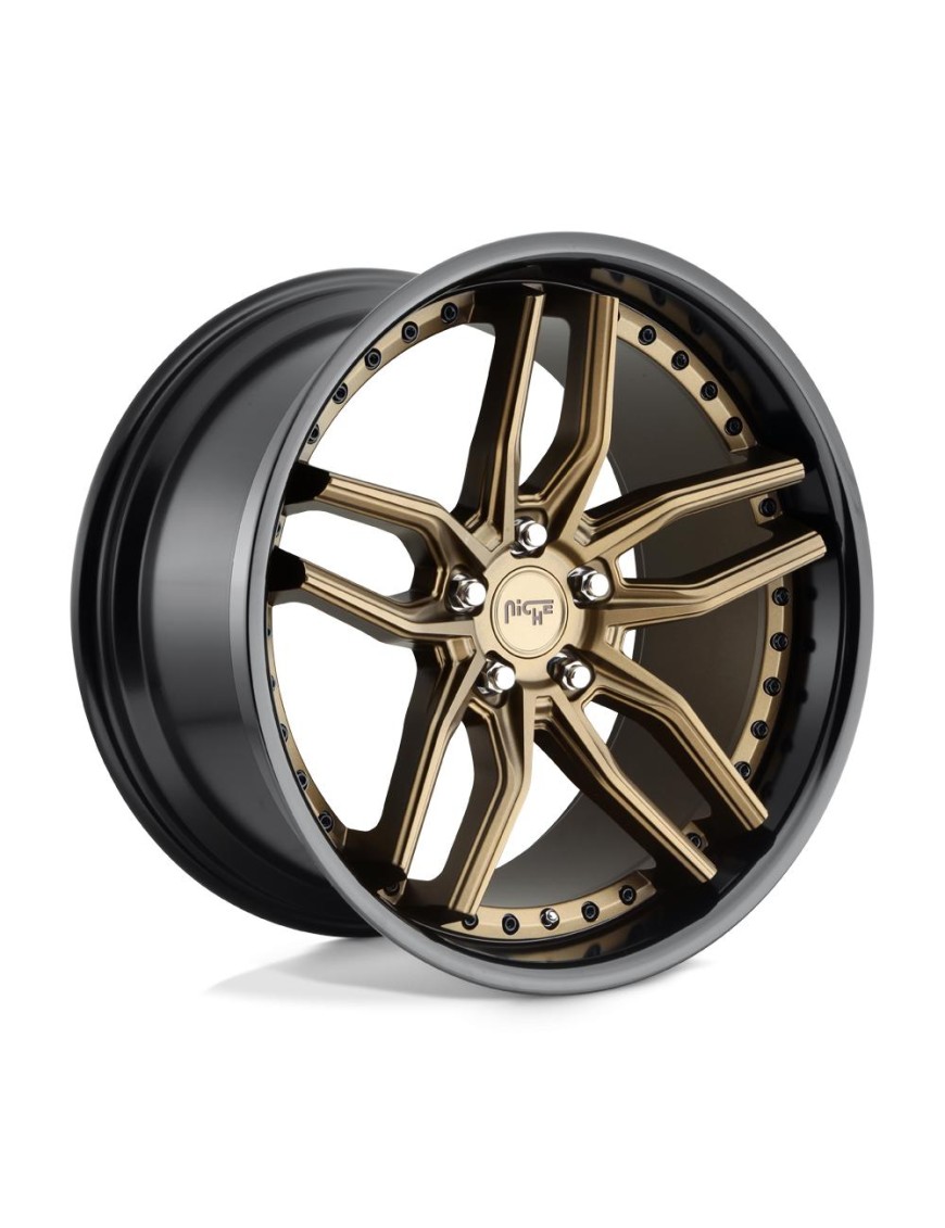 Felga aluminiowa M195 METHOS Matte Bronze Black Bead Ring NICHE ROAD WHEELS