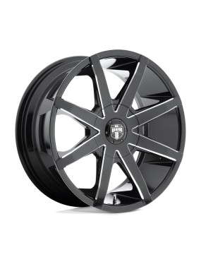 Felga aluminiowa S109 PUSH Gloss Black Milled DUB