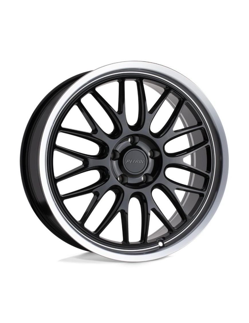 Felga aluminiowa P4C Gloss Black W/ Machined Cut Lip PETROL