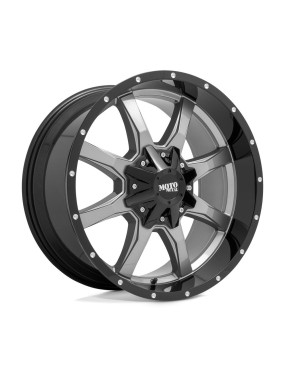 Felga aluminiowa MO970 Gloss Gray Center W/ Gloss Black Lip MOTO METAL