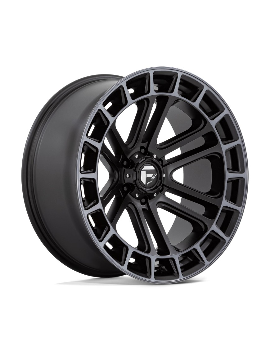 Felga aluminiowa D720 HEATER Matte Black Double Dark Tint Machined FUEL