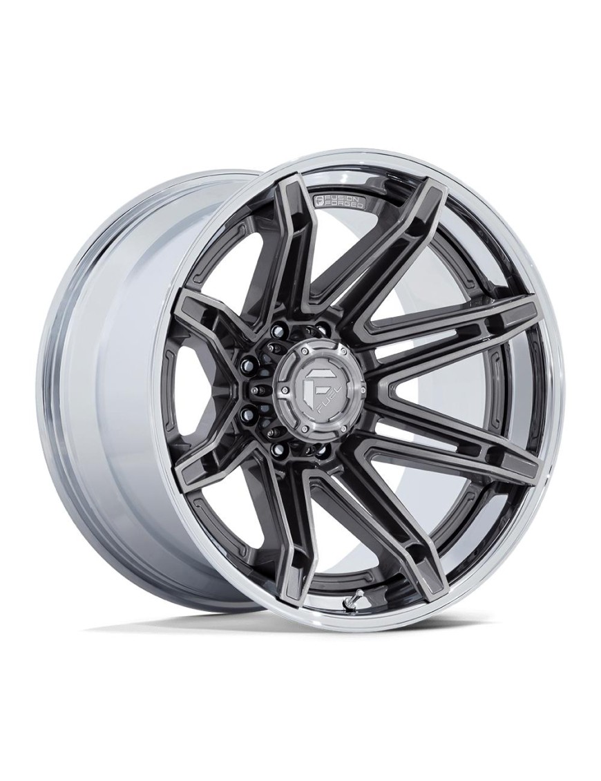 Felga aluminiowa FC401 BRAWL Platinum W/ Chrome Lip FUEL