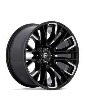 Felga aluminiowa D849 REBAR Gloss Black Milled FUEL
