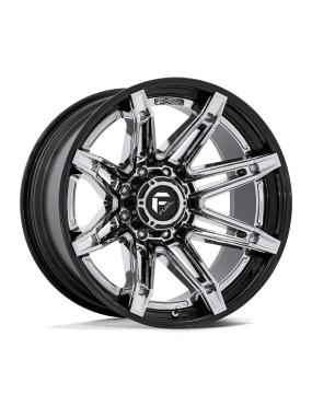 Felga aluminiowa FC401 BRAWL Chrome W/ Gloss Black Lip FUEL