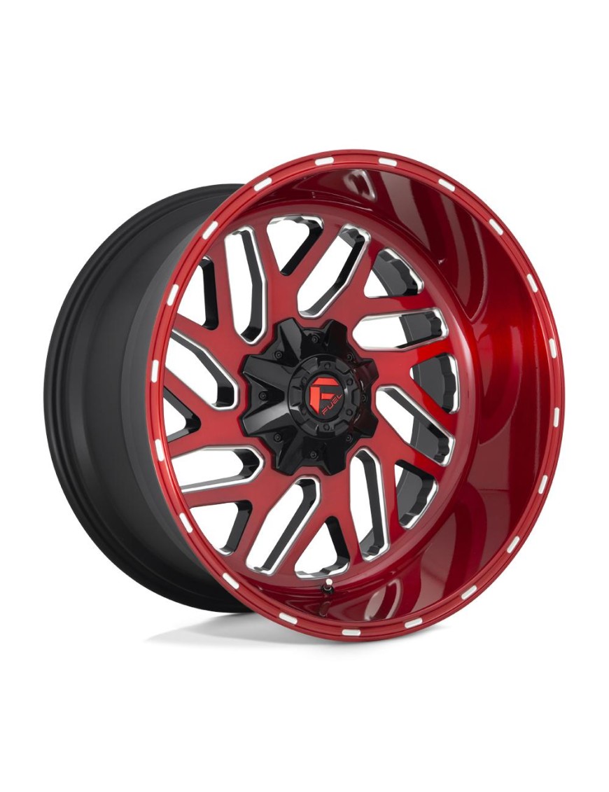 Felga aluminiowa D691 TRITON Candy Red Milled FUEL