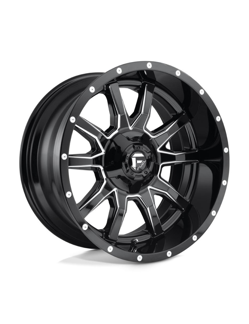 Felga aluminiowa D627 VANDAL Gloss Black Milled FUEL