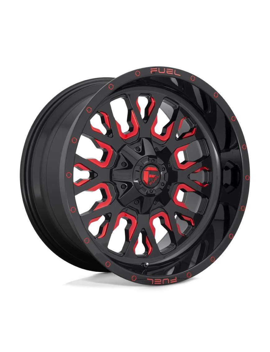 Felga aluminiowa D612 STROKE Gloss Black Red Tinted Clear FUEL