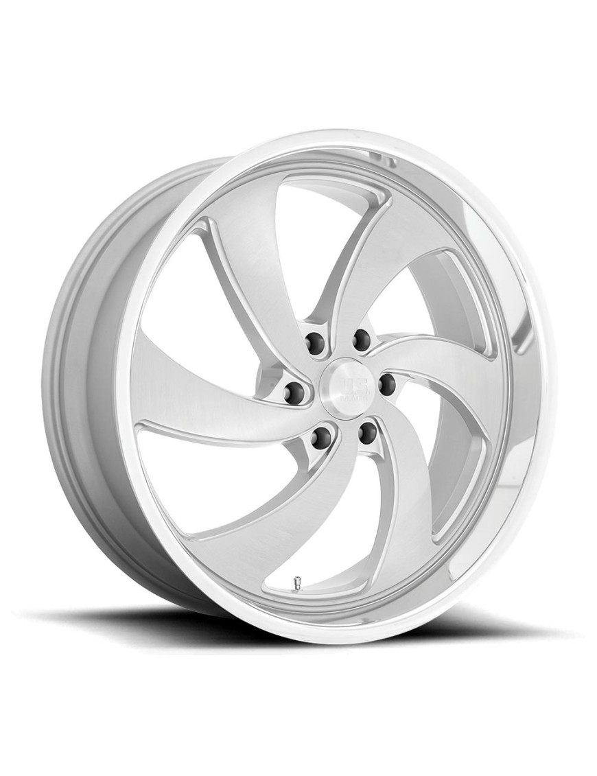 Felga aluminiowa U134 DESPERADO Silver Brushed Face Milled Diamond Cut Lip US MAGS