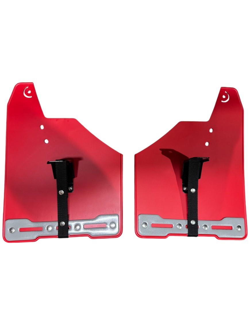 Complete Set of Mud Flaps for Toyota Land Cruiser 250 Prado RED